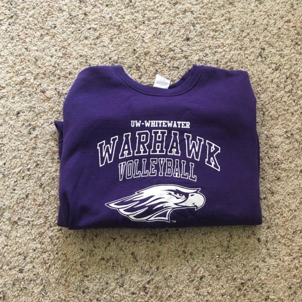 Purple size medium, UW whitewater sweatshirt!